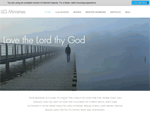 Tablet Screenshot of llgmin.com